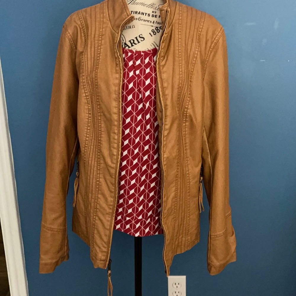 a.n.a. Brand, women’s leather jacket